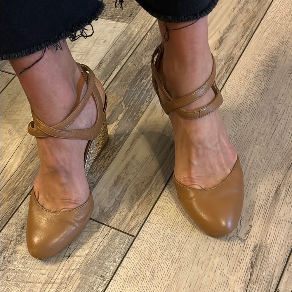 Bandolino Women's Tania Leather Wedge Pump